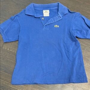 Lacoste Blue Polo Shirt Classic Cotton Short Sleeve